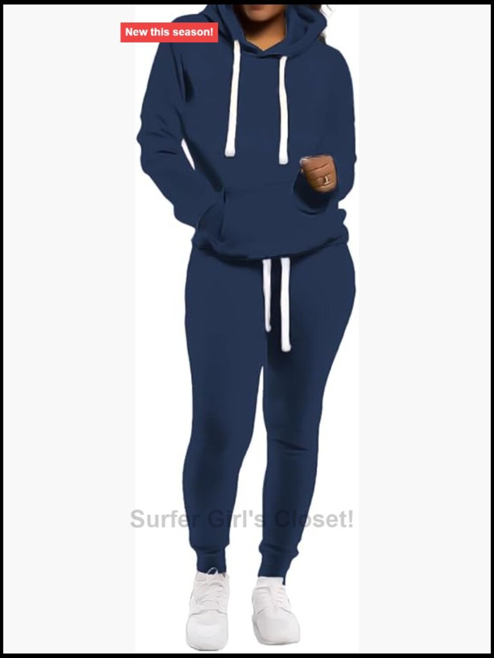 2 Piece Tracksuit Long Sleeve Warm Up Outfit Patchwork Pants Set